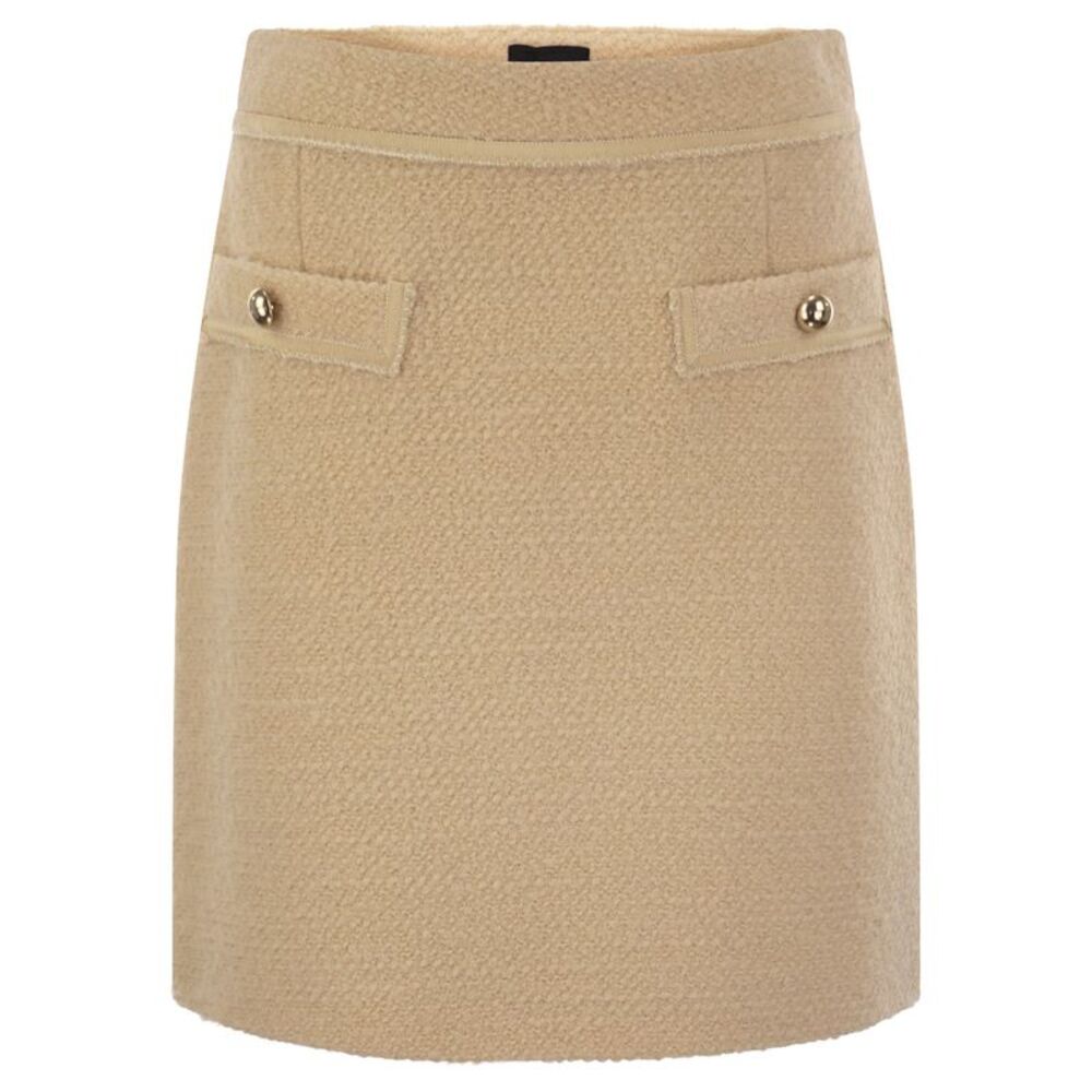 Fay Women Wool Short Skirt